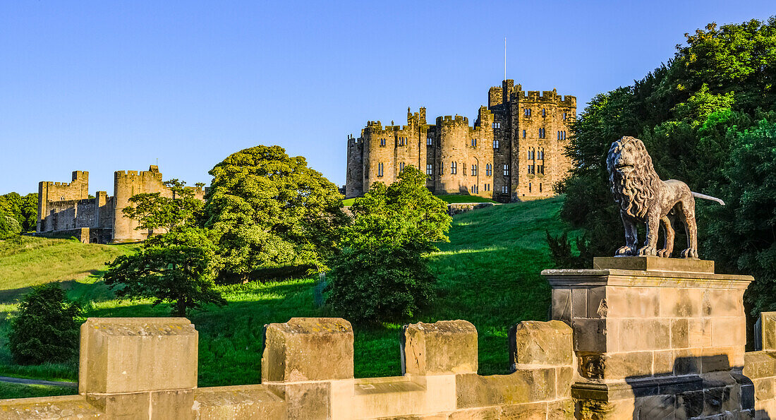 Schloss Alnwick; Alnwick, Northumberland, England