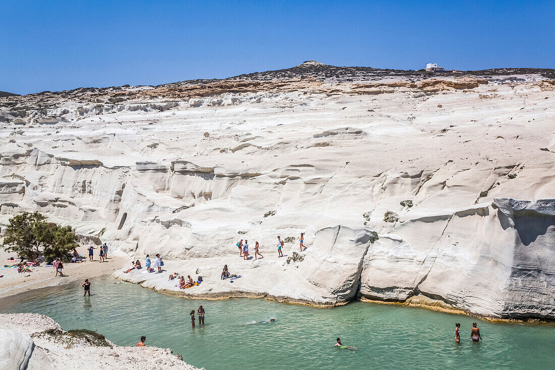 Sarakiniko Beach; Milos Island, Cyclades, Greece