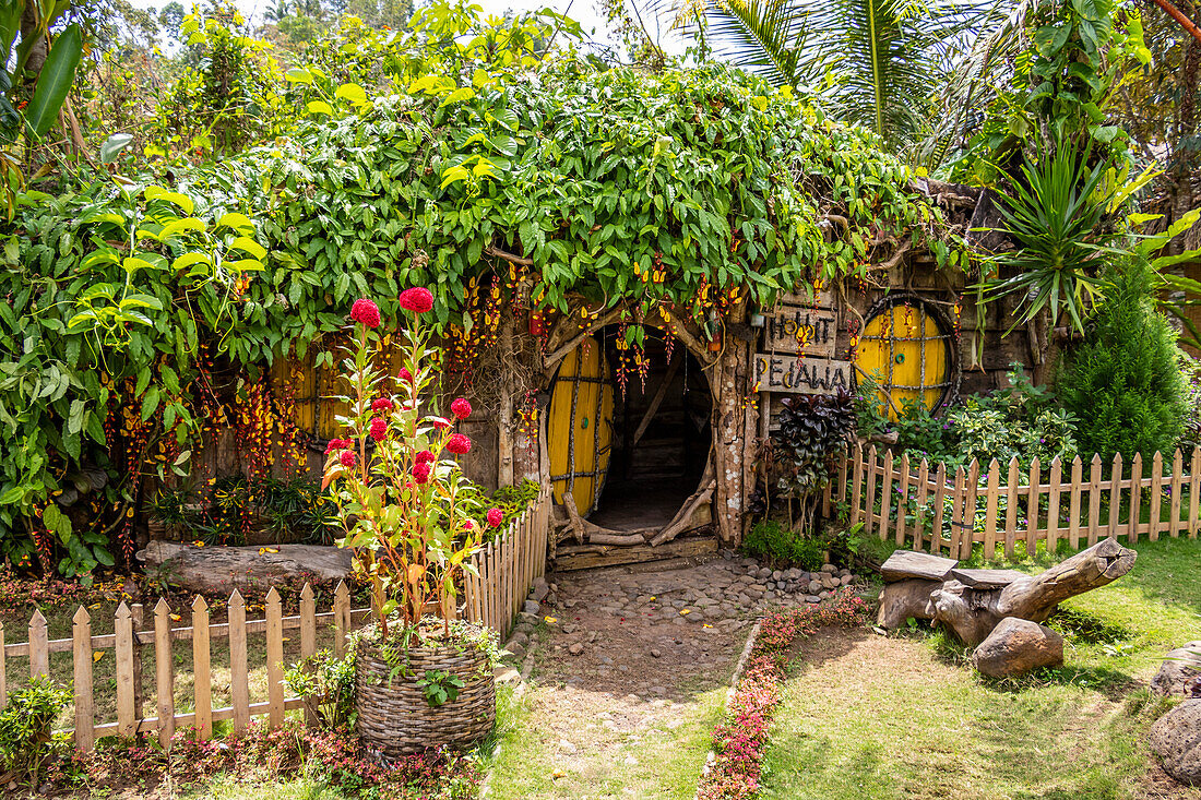 Hobbit-Häuser; Pedawa, Bali, Indonesien