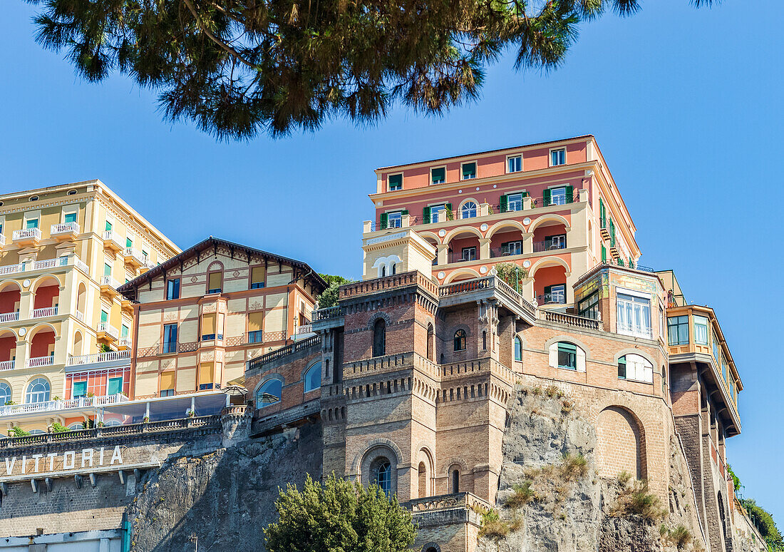 Colourful architecture in the Isle of Capri; Capri, Italy