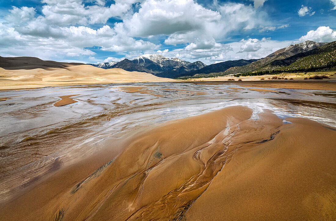 Great Sand Dunes National Park and Preserve; Colorado, Vereinigte Staaten von Amerika