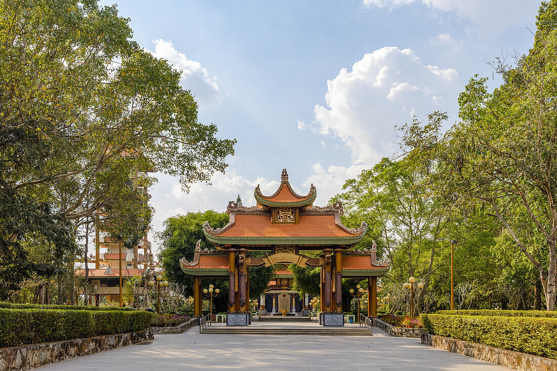 Cu Chi Tunneltor-Tempel; Vietnam