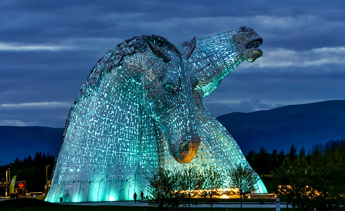 The Kelpies; Falkirk, Forth Valley, Scotland