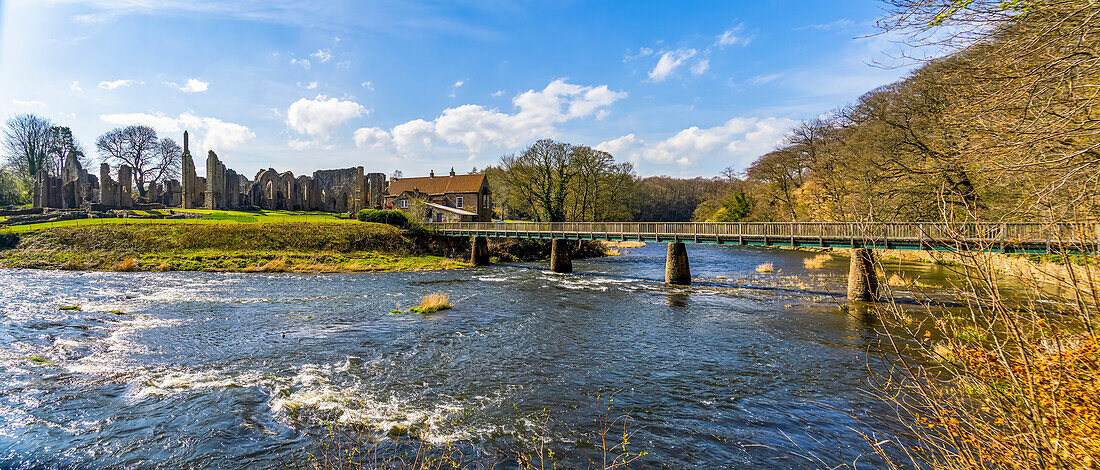 Finchale Priory; Brasside, Durham, England