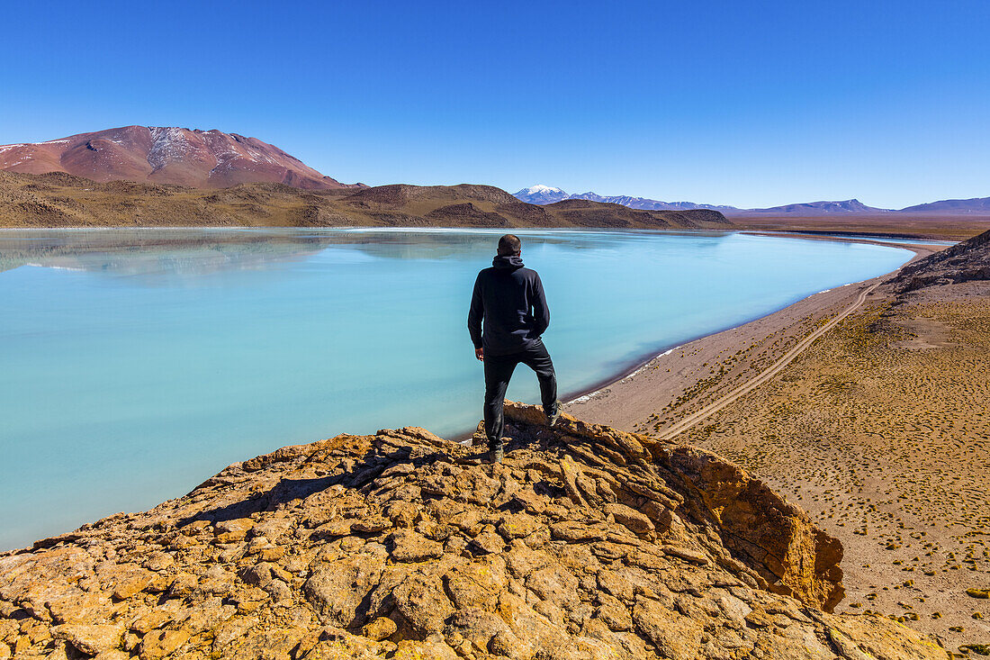 Laguna Celeste, Altiplano; Potosi, Bolivien