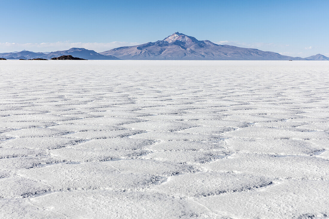 Landschaft im Salar de Uyuni; Potosi, Bolivien