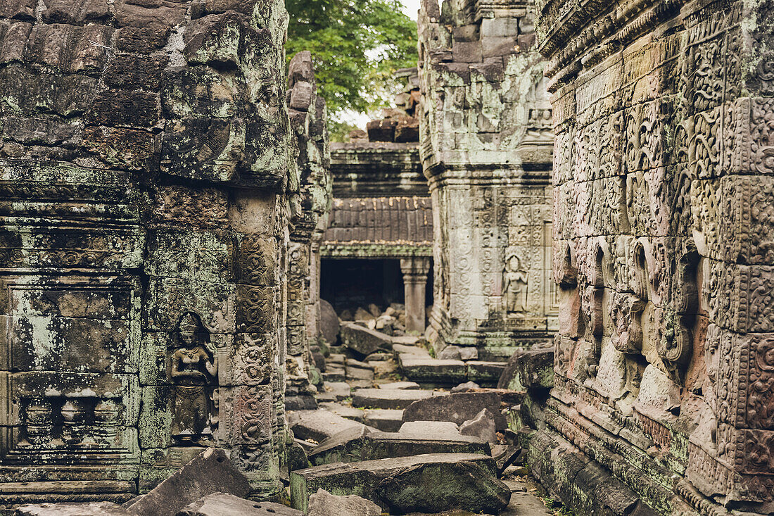 Preah-Khan-Tempel im Angkor-Wat-Komplex; Siem Reap, Kambodscha
