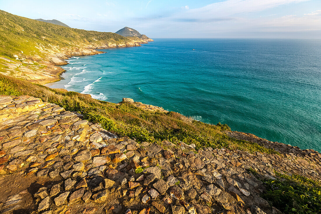 Coastline of Brazil along the Atlantic ocean; Arraial do Cabo, Rio De Janeiro, Brazil