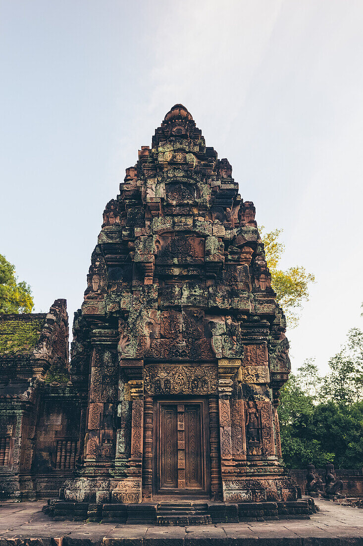 Banteay-Srei-Tempel, Angkor-Wat-Komplex; Siem Reap, Kambodscha