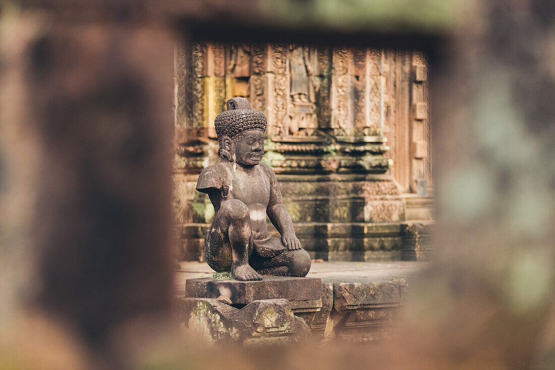 Banteay-Srei-Tempel, Angkor-Wat-Komplex; Siem Reap, Kambodscha