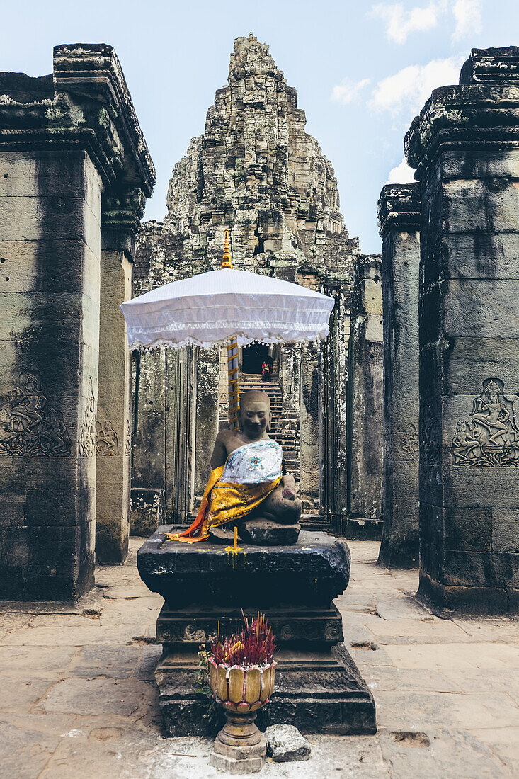 Bayon-Tempel im Angkor Wat-Komplex; Siem Reap, Siem Reap, Kambodscha