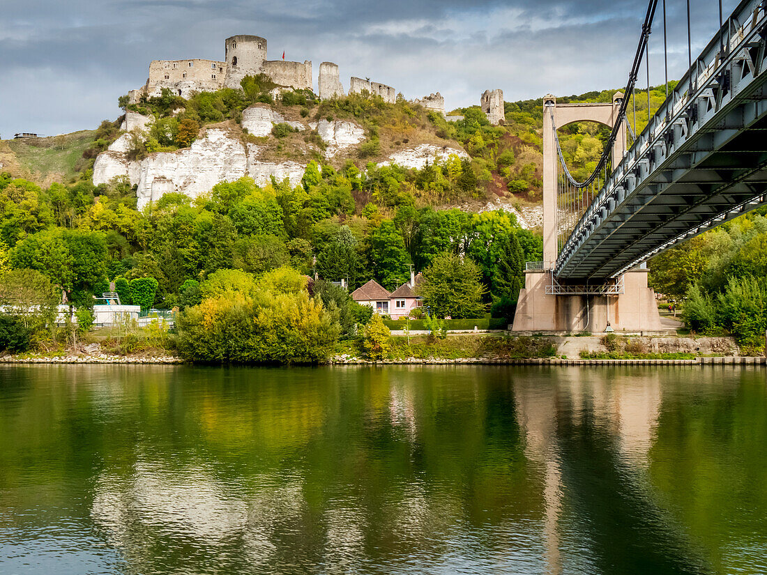 Chateau Gaillard; Les Andelys, Normandie, Frankreich