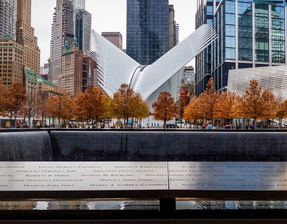9/11 Memorial and Museum at the World Trade Center Complex; New York City, New York, United States of America
