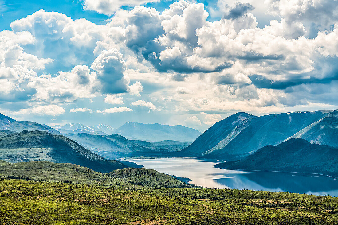 Fish Lake, in der Nähe von Whitehorse; Yukon, Kanada