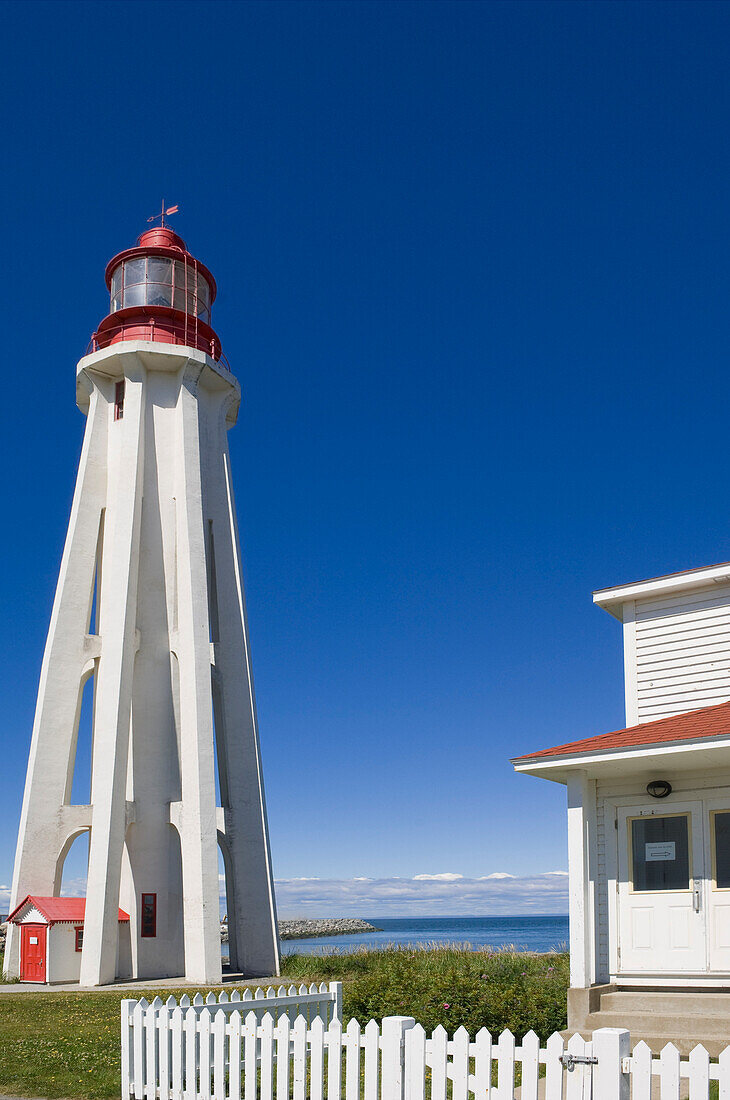 Pointe-au-Pere Lighthouse, Rimouski, Quebec, Canada