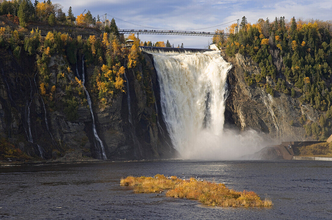 Wasserfälle, Montmorency, Québec, Kanada