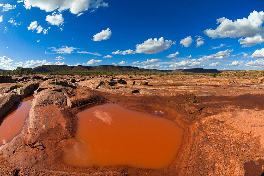 Galana River at Lugard Falls, Tsavo National Park, Kenya