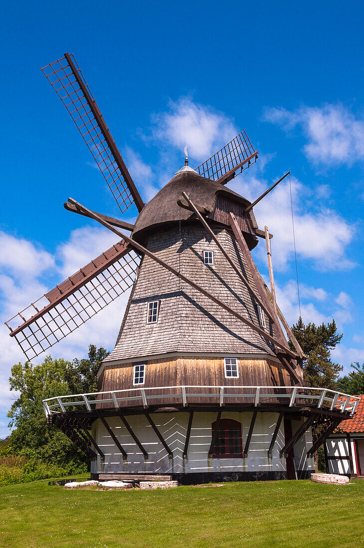 Windmill, Kerteminde, Fyn Island, Denmark