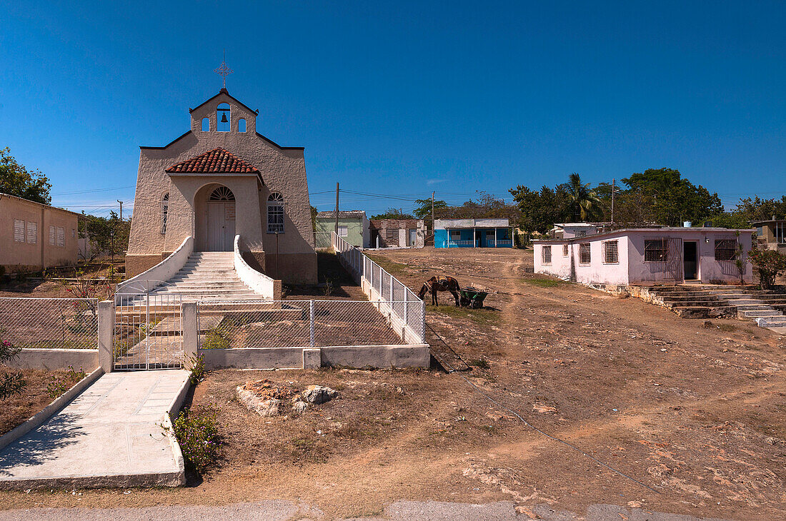 Kirche in Jagua, Provinz Cienfuegos, Kuba, Westindische Inseln, Karibik