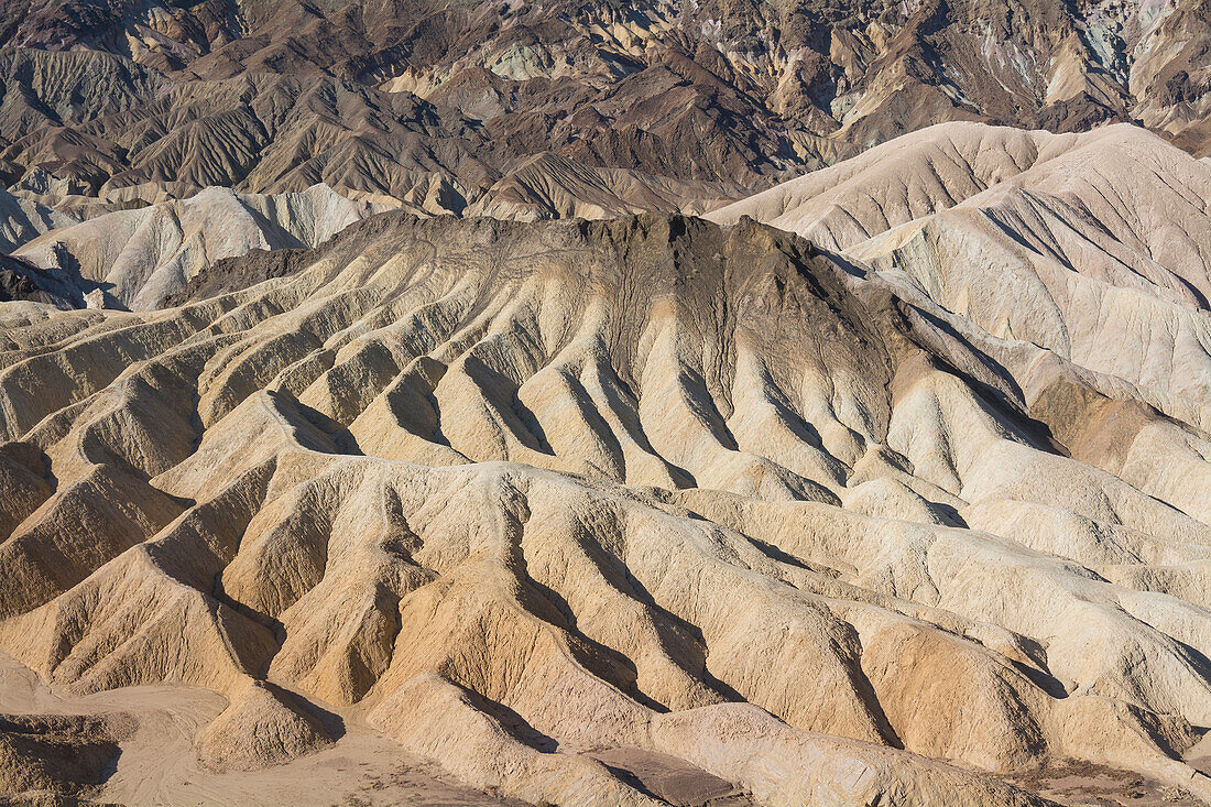 Zabriskie Point, Death-Valley-Nationalpark, Kalifornien, USA