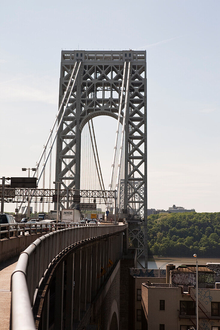 George Washington Bridge, New York City, New York, USA