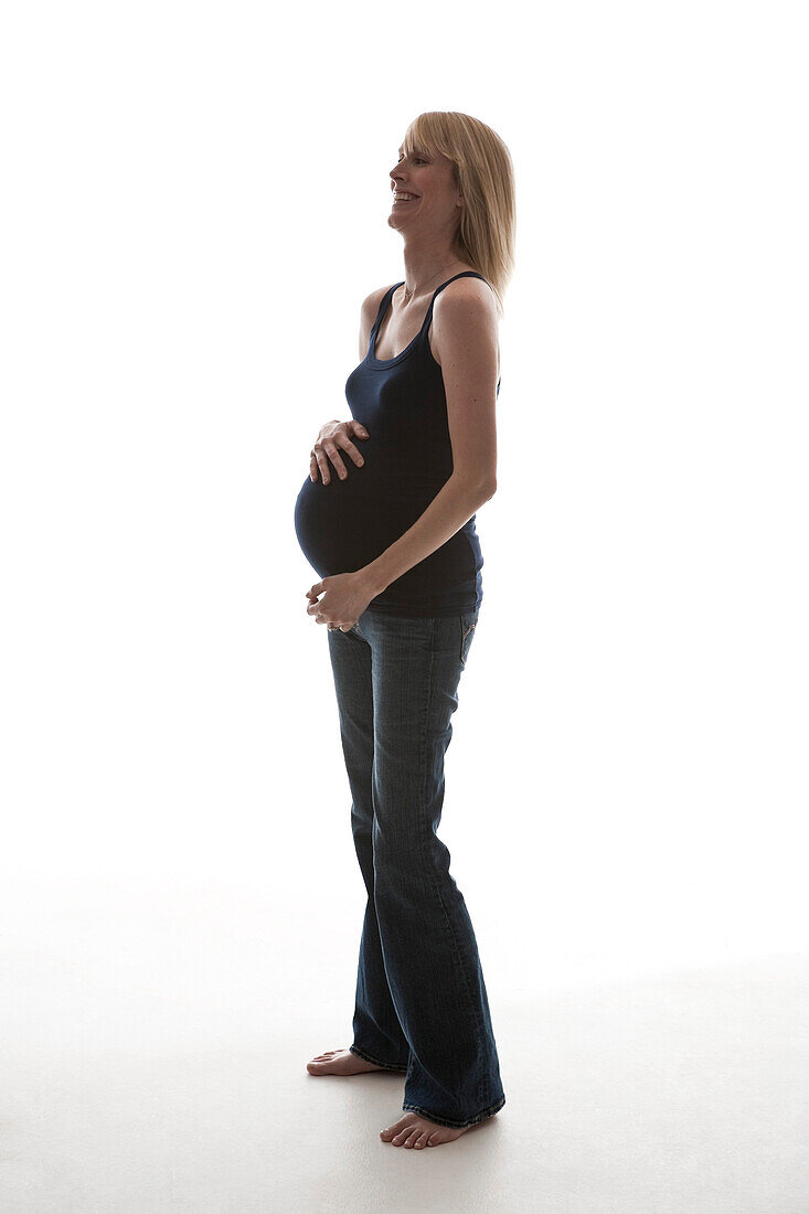 Porträt einer schwangeren Frau