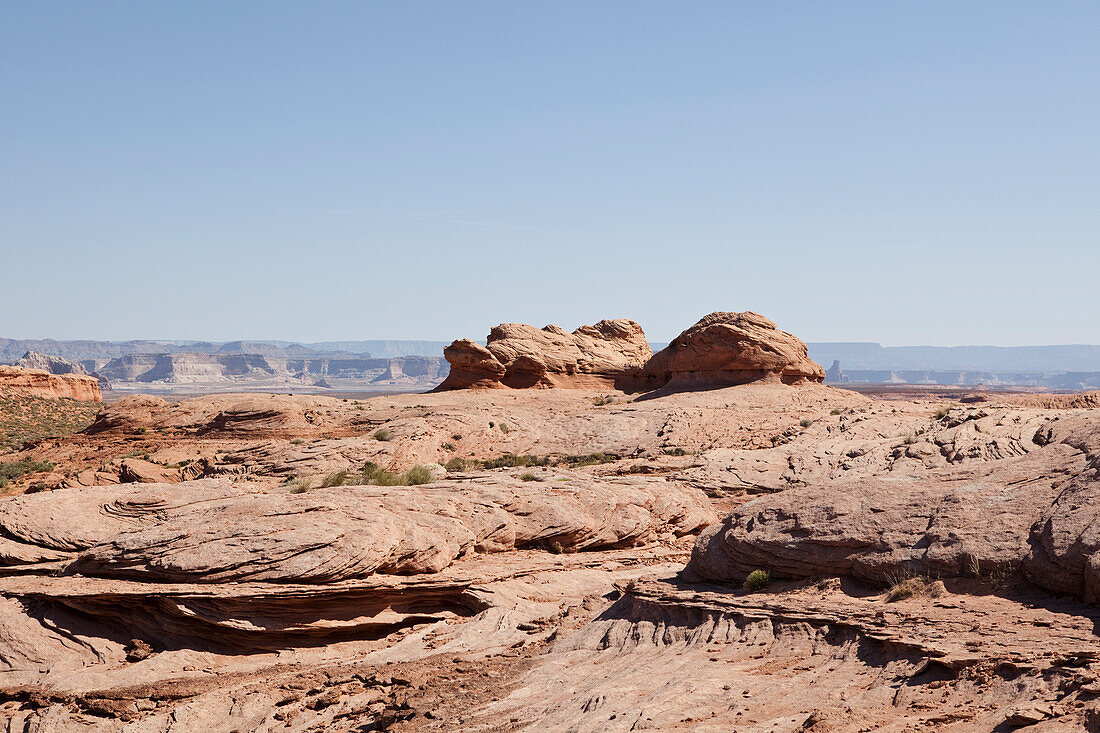 Plateau Rock, Page, Lake Powell, Glen Canyon Nation Recreation Area, Arizona, USA