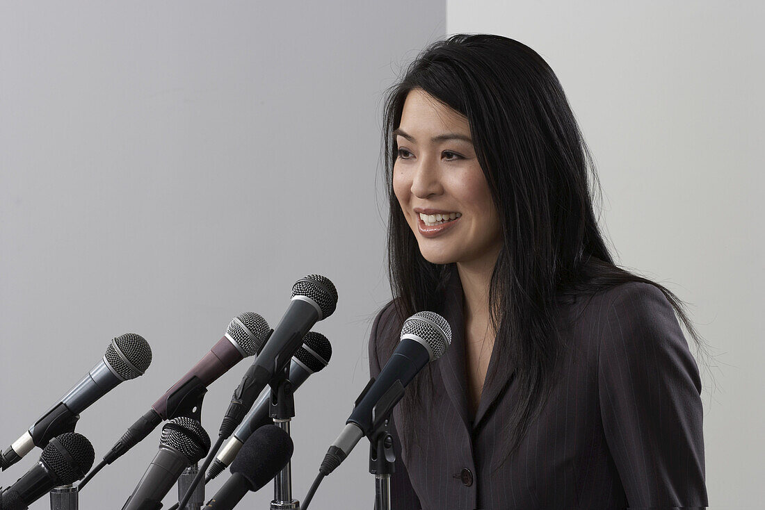 Woman Giving Speech