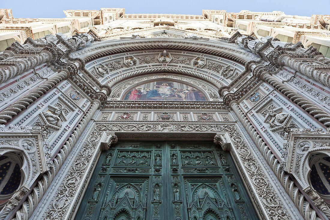Eingang, Basilica di Santa Maria del Fiore, Florenz, Provinz Florenz, Toskana, Italien