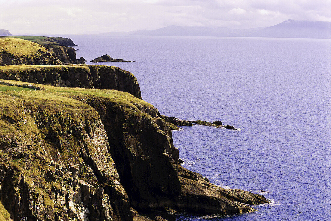 Dingle Bay and Rocky Shoreline, Dingle Peninsula, Ireland