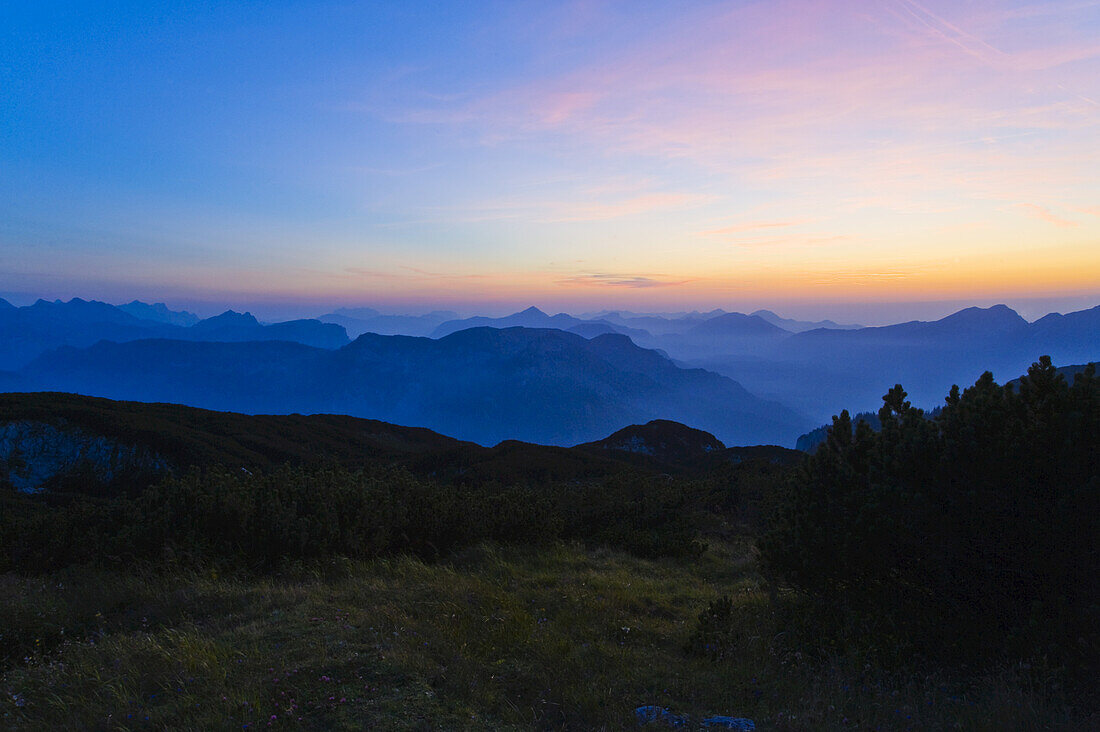 Bayerische Alpen, Salzburger Land, Österreich