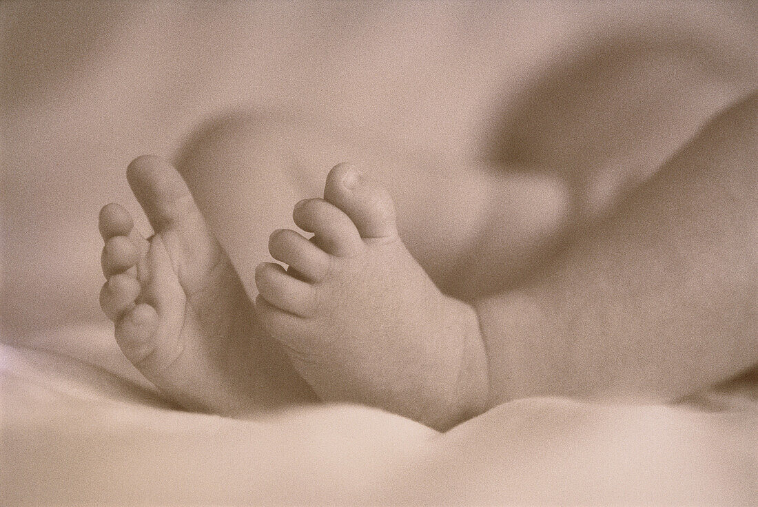 Close-Up of Baby's Feet