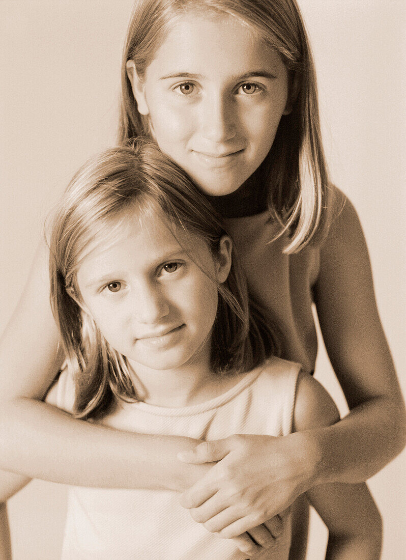 Porträt von Schwestern
