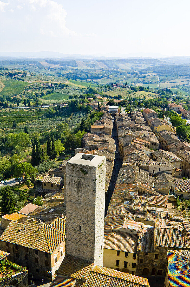 San Gimignano, Provinz Siena, Toskana, Italien