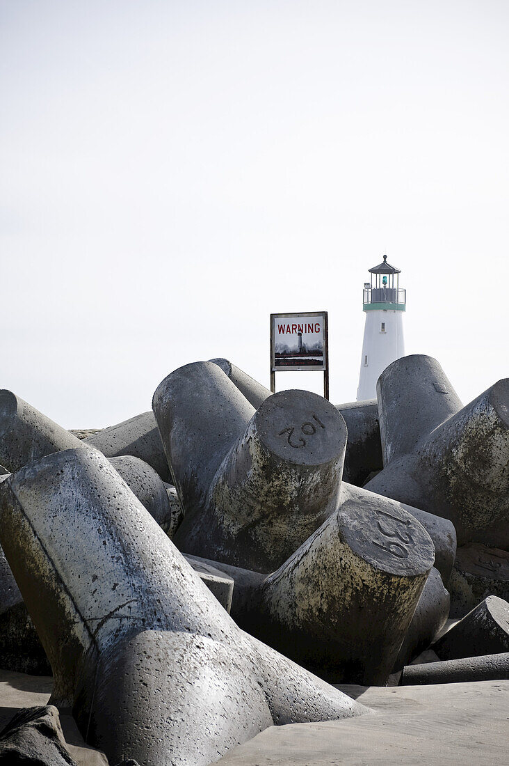 Walton-Leuchtturm, Santa Cruz, Kalifornien, USA