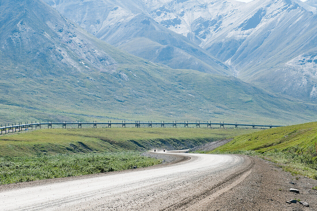 Alaska-Pipeline, Brooks Range-Gebirge, Alaska, USA
