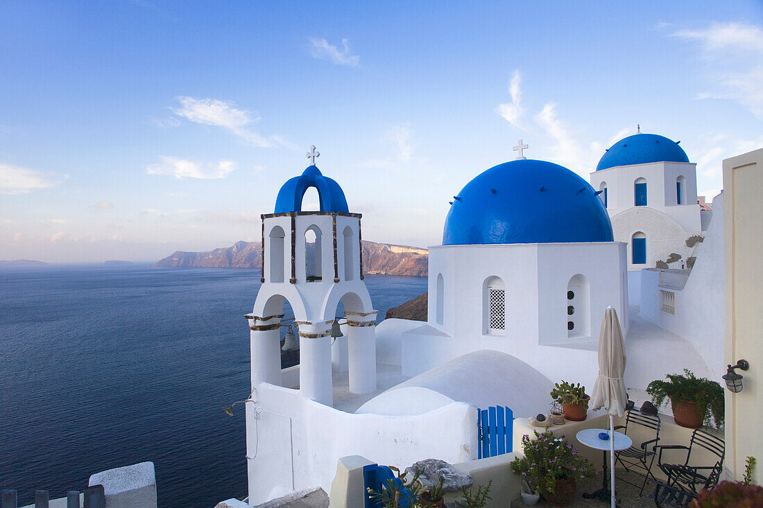 Kirche, Oia, Santorin, Griechenland