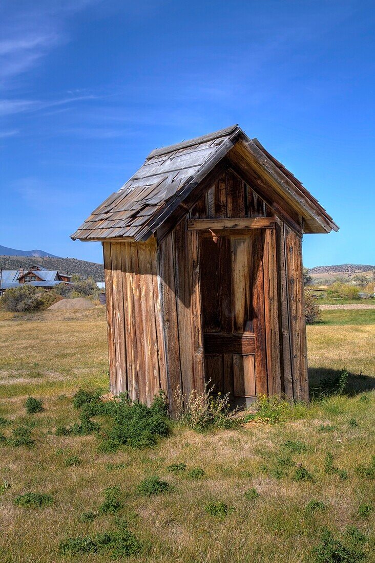 Outhouse; Nevada City, Montana, Usa
