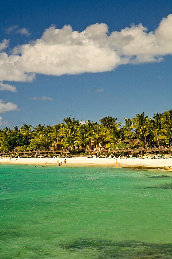 Idillic View Of Holiday Resort; Belle Mare, Mauritius