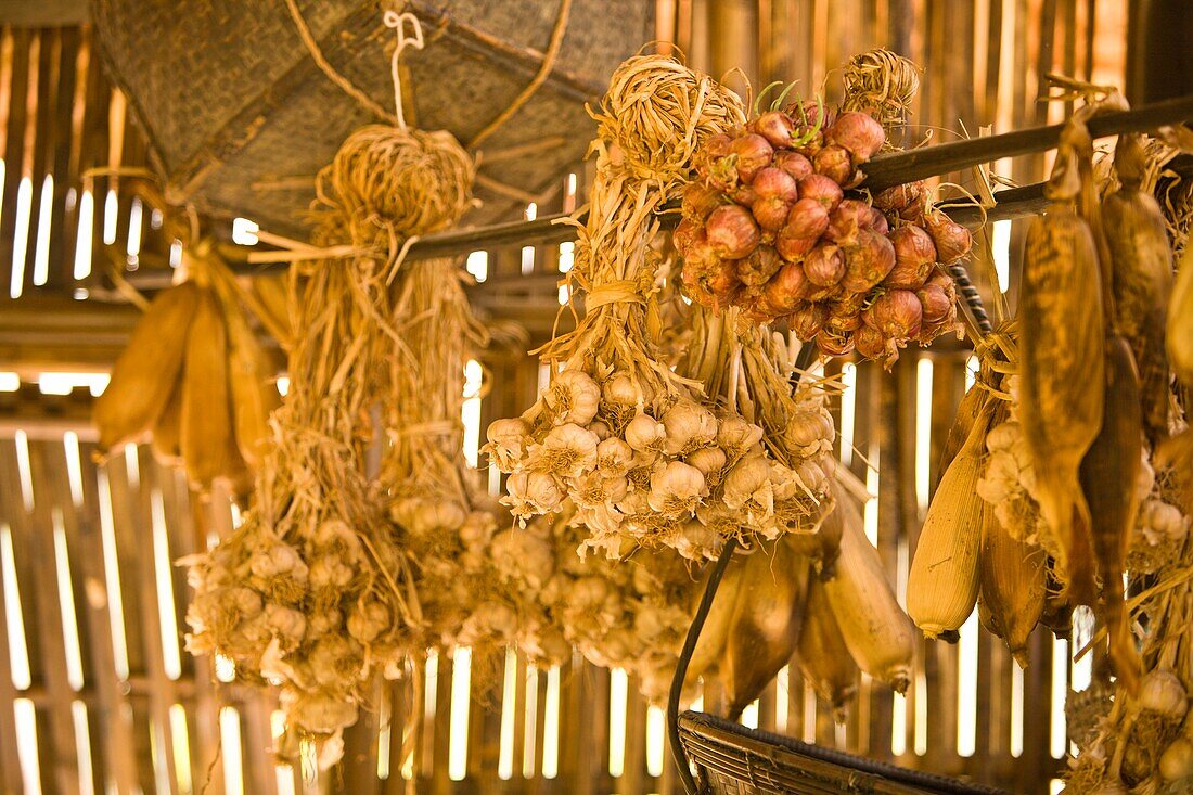 Lebensmittelzutaten; Tong Luang Dorf, Chiang Mai, Thailand