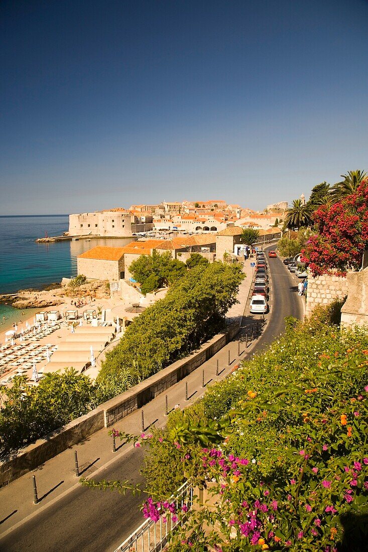 Blick von oben über Dubrovnik; Kroatien