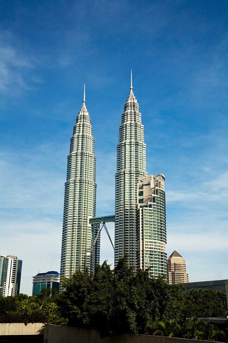 Petronas Towers; Kuala Lumpur, Sabah, Malaysian Borneo, Malaysia