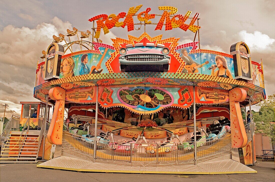 Rock & Roll Ride im Oaks Amusement Park; Portland, Oregon, USA