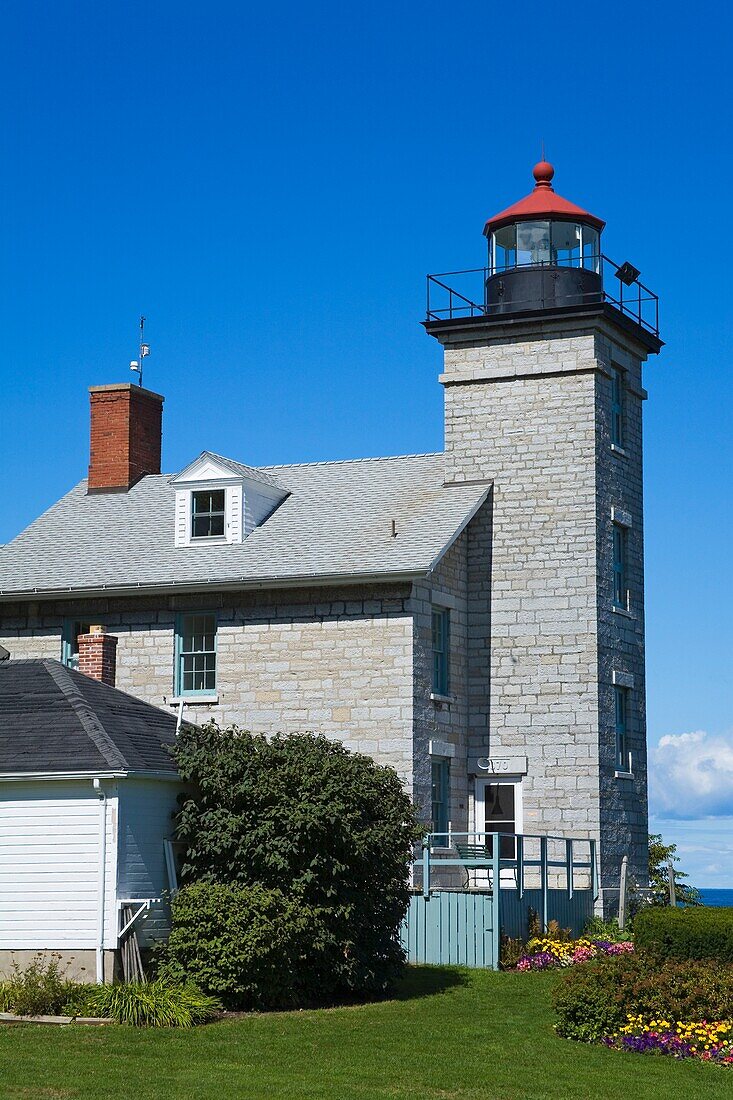 Sodus Point Leuchtturm Maritimes Museum; Sodus Point, New York State, Usa