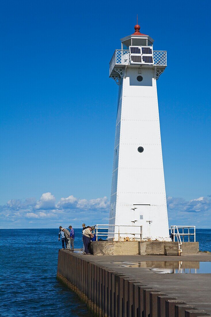 Outer Sodus Lighthouse; Rochester, New York State, Usa