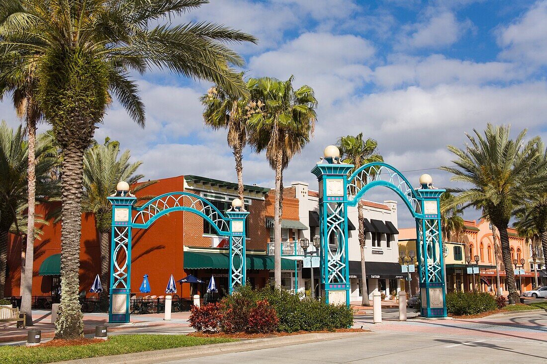 Historic Beach Street; Daytona, Florida, Usa