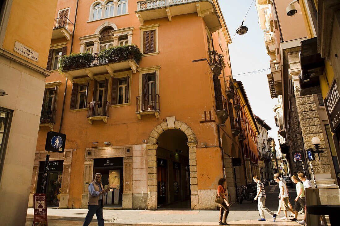 Verona Street Scene; Italy