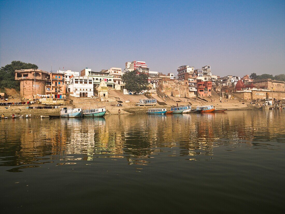 Varanasi Stadtbild; Indien