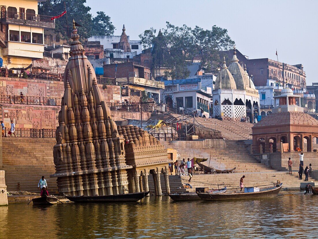 Varanasi Stadtbild; Indien