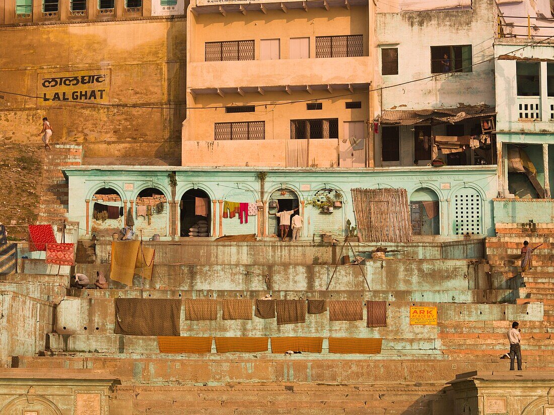 Gebäude in Varanasi; Indien